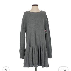 Free People Charcoal Knit Sweater